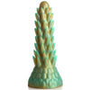 Stegosaurus Spiky Reptile Silicone Dildo - Green-Dildos & Dongs-XR Brands Creature Cocks-Andy's Adult World
