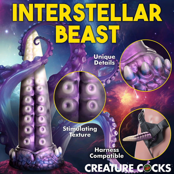 Astropus Tentacle Silicone Dildo-Dildos & Dongs-XR Brands Creature Cocks-Andy's Adult World