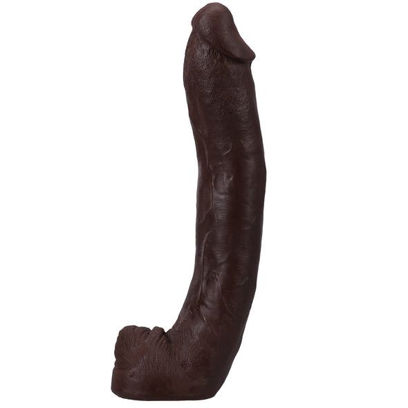 Signature Cocks - Dredd - 13.5 Inch Ultraskyn Cock With Removable Vac-U-Lock Suction Cup - Chocolate-Dildos & Dongs-Doc Johnson-Andy's Adult World