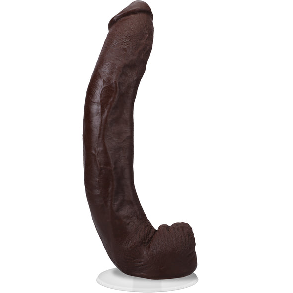 Signature Cocks - Dredd - 13.5 Inch Ultraskyn Cock With Removable Vac-U-Lock Suction Cup - Chocolate-Dildos & Dongs-Doc Johnson-Andy's Adult World