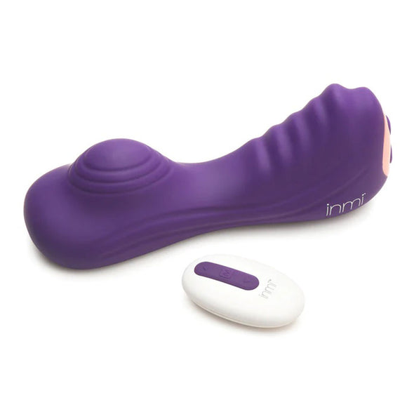 Vibrating Silicone Grinder - Purple-Vibrators-XR Brands inmi-Andy's Adult World