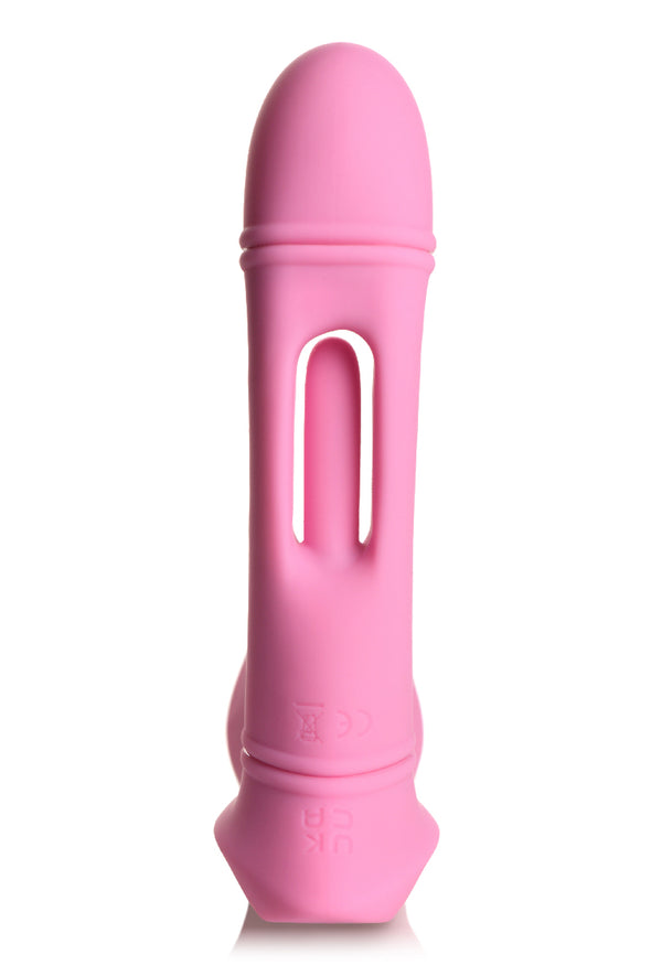 Flickers G-Flick Flicking G-Spot Vibrator With Remote - Pink-Vibrators-XR Brands inmi-Andy's Adult World