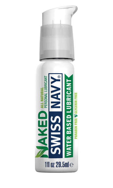 Swiss Navy Naked Water Based Lubricant 1 Oz-Lubricants Creams & Glides-M.D. Science Lab-Andy's Adult World