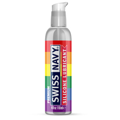 Swiss Navy Pride Edition Silicone Lubricant 4oz-Lubricants Creams & Glides-M.D. Science Lab-Andy's Adult World