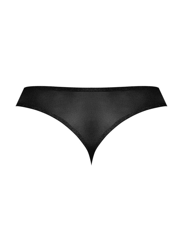 Sassy Lace - Open Ring Thong - Large/x-Large - Black-Lingerie & Sexy Apparel-Male Power-Andy's Adult World