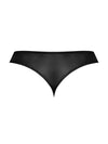Sassy Lace - Open Ring Thong - Small/medium - Black-Lingerie & Sexy Apparel-Male Power-Andy's Adult World