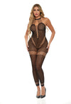 Take You There Bodystocking - One Size - Black-Lingerie & Sexy Apparel-Pink Lipstick-Andy's Adult World