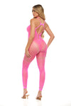 Take You There Bodystocking - One Size - Pink-Lingerie & Sexy Apparel-Pink Lipstick-Andy's Adult World