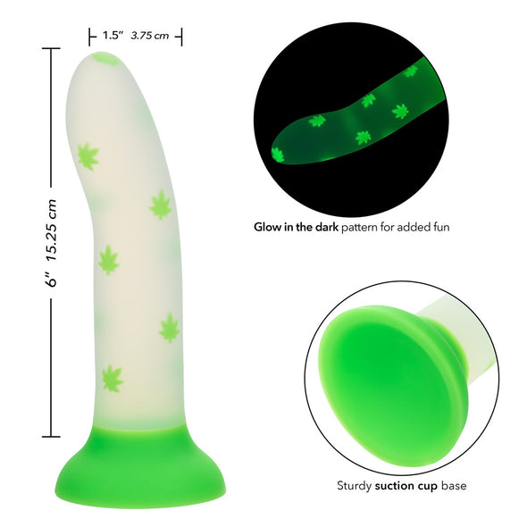 Glow Stick Leaf - Green-Dildos & Dongs-CalExotics-Andy's Adult World