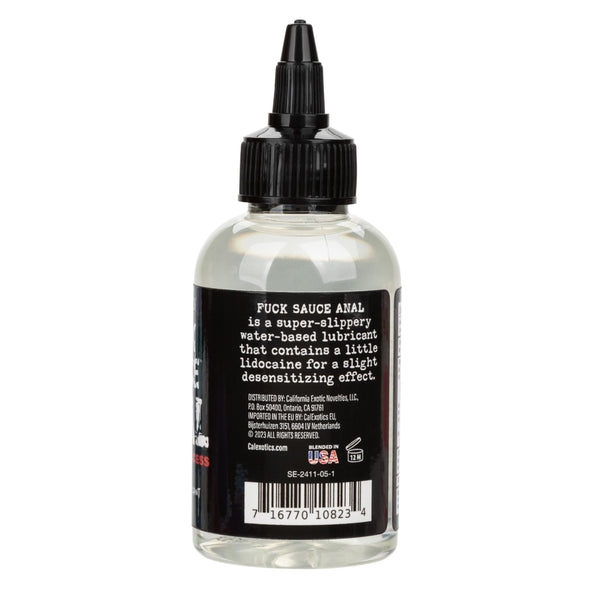 Fuck Sauce Anal Numbing Lubricant 4 Oz-Lubricants Creams & Glides-CalExotics-Andy's Adult World