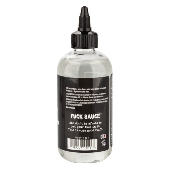Fuck Sauce Anal Numbing Lubricant - 8 Fl. Oz.-Lubricants Creams & Glides-CalExotics-Andy's Adult World
