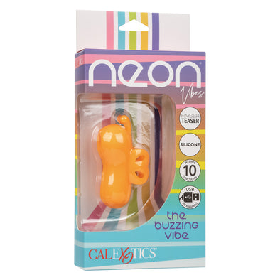Neon Vibes - the Buzzing Vibe - Orange-Vibrators-CalExotics-Andy's Adult World