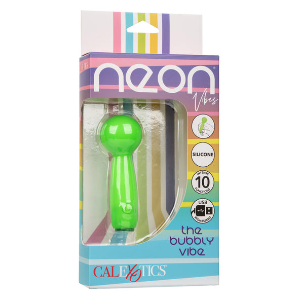 Neon Vibes - the Bubbly Vibe - Green-Vibrators-CalExotics-Andy's Adult World
