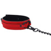 Amor Collar and Leash - Red-Bondage & Fetish Toys-Sportsheets-Andy's Adult World