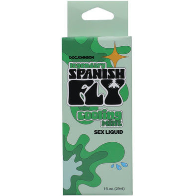 Spanish Fly - Sex Drops - Mint - 1 Oz-Lubricants Creams & Glides-Doc Johnson-Andy's Adult World