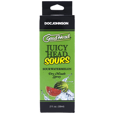 Goodhead - Juicy Head - Dry Mouth Spray - Sour Watermelon - 2 Oz-Lubricants Creams & Glides-Doc Johnson-Andy's Adult World