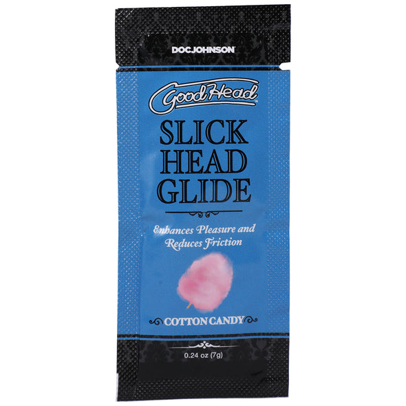 Goodhead - Slick Head Glide - Cotton Candy - 0.24 Oz-Lubricants Creams & Glides-Doc Johnson-Andy's Adult World