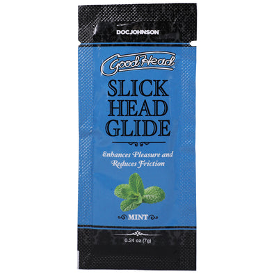 Goodhead - Slick Head Glide - Mint - 0.24 Oz-Lubricants Creams & Glides-Doc Johnson-Andy's Adult World