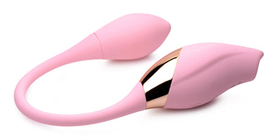 Shegasm 8x Tandem Plus Silicone Suction Clit Stimulator and Egg-Clit Stimulators-XR Brands inmi-Andy's Adult World