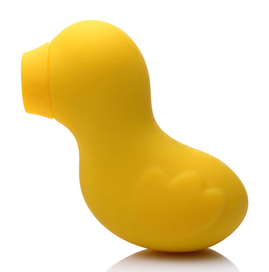 Sucky Ducky Silicone Clitoral Stimulator - Yellow-Clit Stimulators-XR Brands inmi-Andy's Adult World