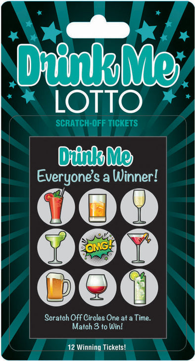 Drink Me Lotto 12 Winning Tickets!