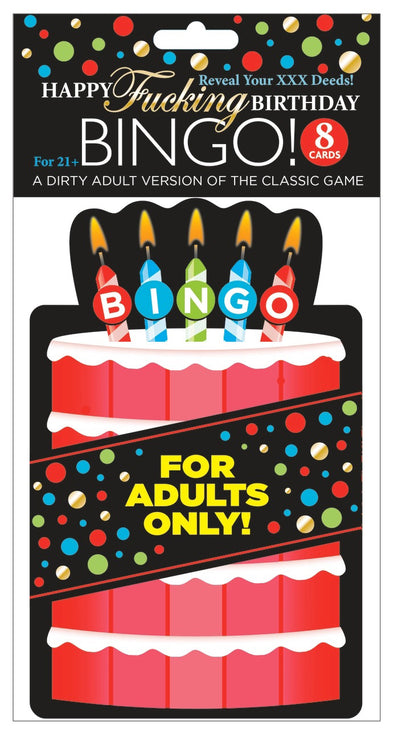 Happy Fucking Birthday Blowout Bingo-Bachelor & Bachelorette Items-Little Genie-Andy's Adult World