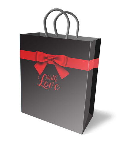 With Love Gift Bag - Black-Gag Gifts & Novelties-Little Genie-Andy's Adult World
