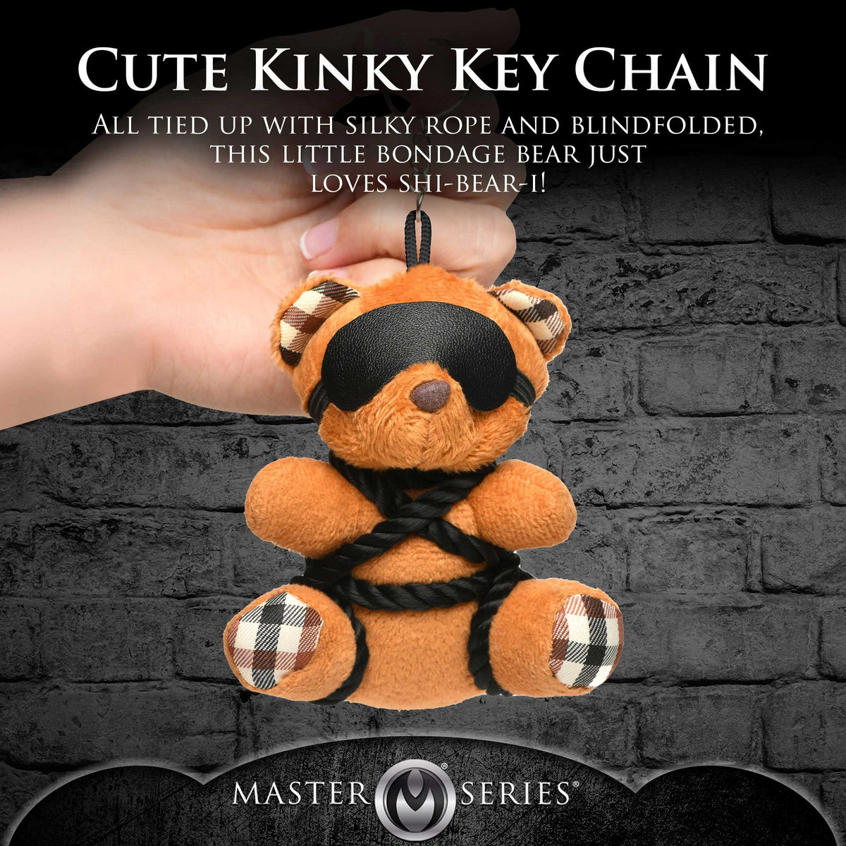 Rope Teddy Bear Keychain – Andy's Adult World