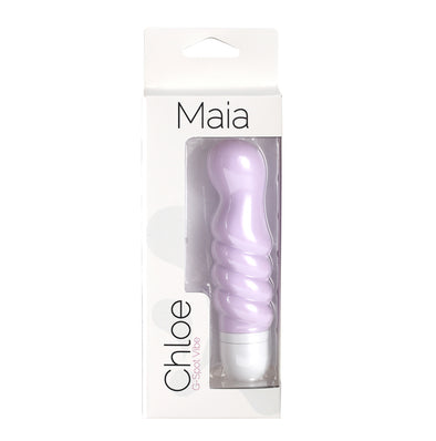 Chloe Silicone Twissty Mini Vibe - Purple-Vibrators-Maia Toys-Andy's Adult World