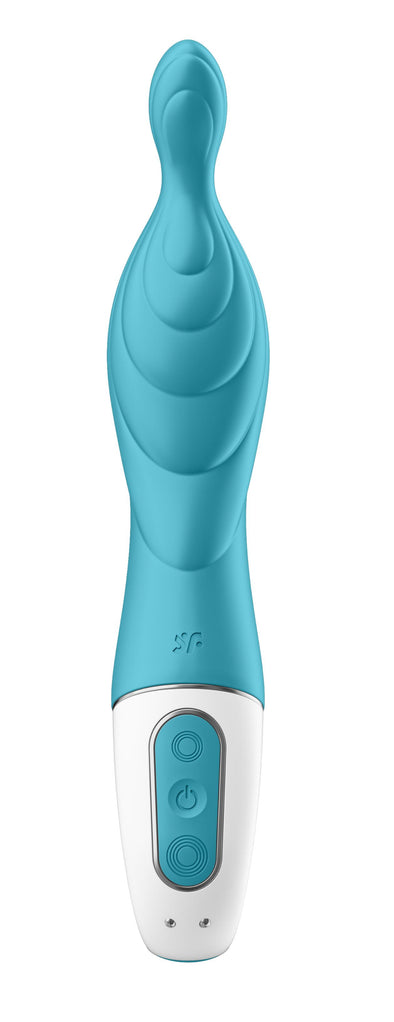 A-Mazing 2 a-Spot Vibrator - Turquoise Turquoise-App Controlled-Satisfyer-Andy's Adult World