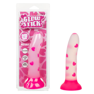 Glow Stick Heart - Pink-Dildos & Dongs-CalExotics-Andy's Adult World