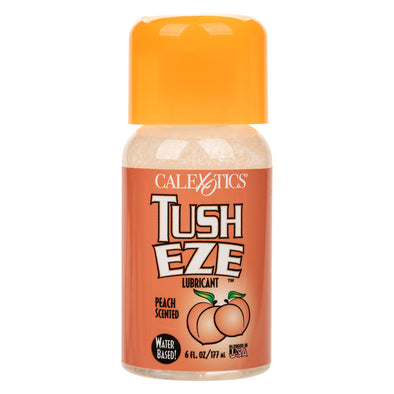Tush Eze Lubricant - Peach Scented - 6 Oz./177 ml-Lubricants Creams & Glides-CalExotics-Andy's Adult World