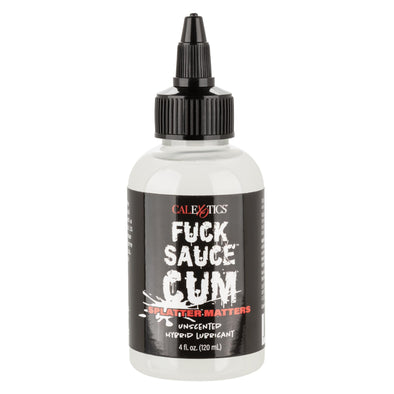 Fuck Sauce Unscented Cum Hybrid Lubricant - 4 Oz-Lubricants Creams & Glides-CalExotics-Andy's Adult World