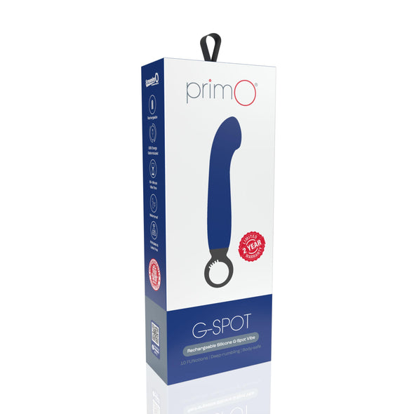 Primo G-Spot Rechargeable Vibrator - Blueberry-Vibrators-Screaming O-Andy's Adult World