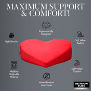 Love Pillow Heart Pillow - Red-Bedroom Play Gear-XR Bedroom Bliss-Andy's Adult World