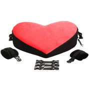 Bondage Love Pillow - Black/red-Bedroom Play Gear-XR Bedroom Bliss-Andy's Adult World