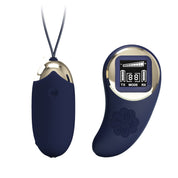 Mina Vibrating Remote Control Egg - Blue-Vibrators-Pretty Love-Andy's Adult World