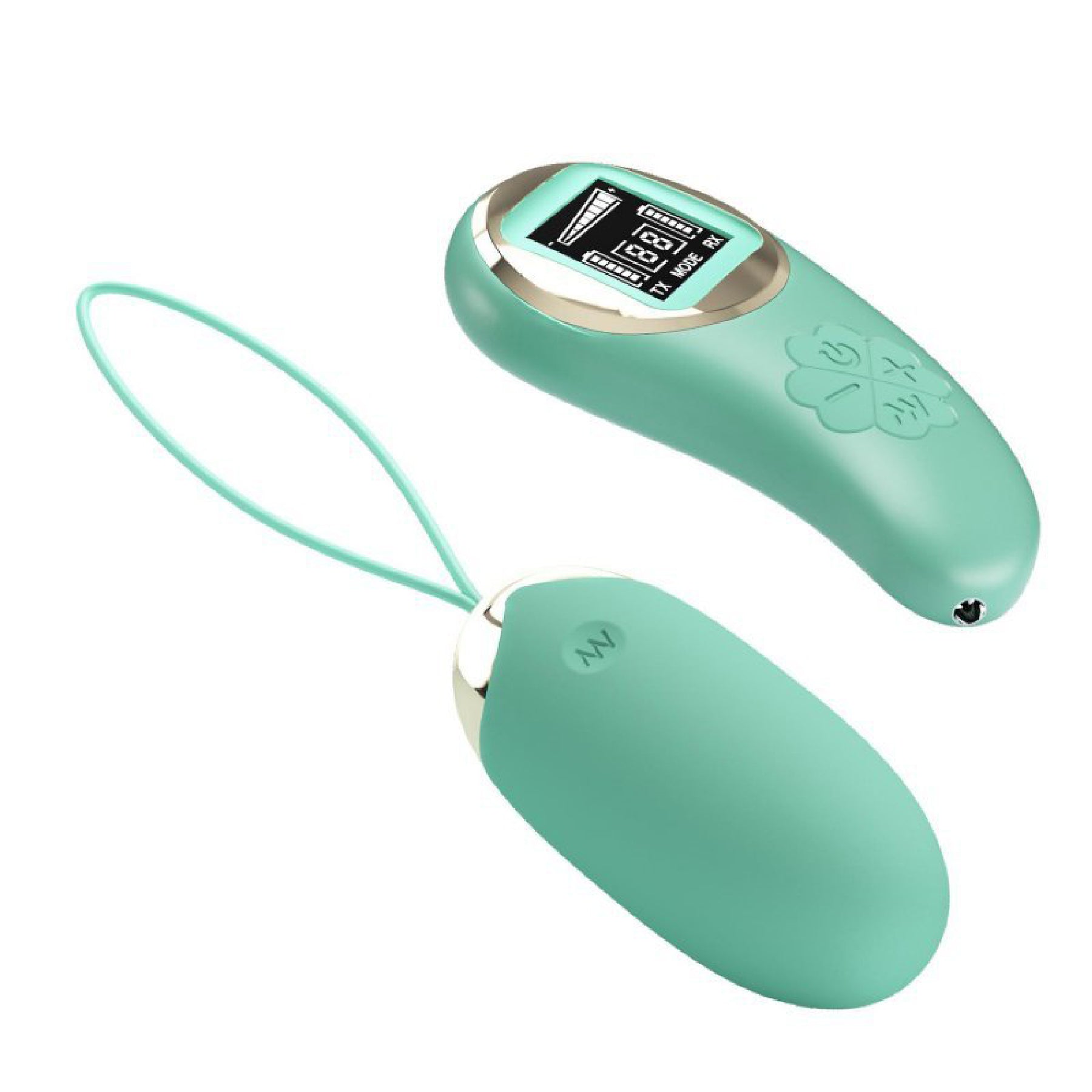 Mina Vibrating Remote Control Egg - Turquoise-Vibrators-Pretty Love-Andy's Adult World