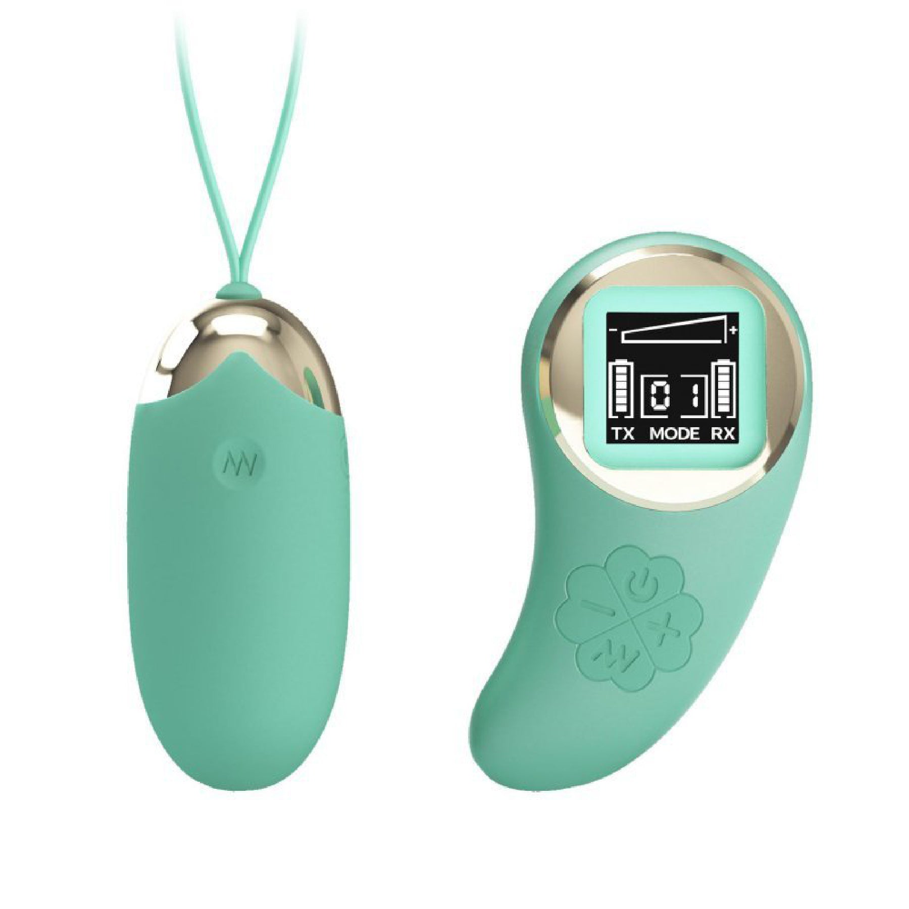 Mina Vibrating Remote Control Egg - Turquoise-Vibrators-Pretty Love-Andy's Adult World