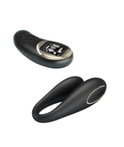 Nathan Double Pleasure Remote Control Vibrator - Black-Vibrators-Pretty Love-Andy's Adult World