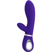 Thomas Super Soft Silicone Rabbit Vibrator - Purple-Vibrators-Pretty Love-Andy's Adult World