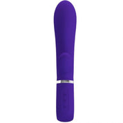 Thomas Super Soft Silicone Rabbit Vibrator - Purple-Vibrators-Pretty Love-Andy's Adult World