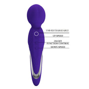 Walter Super Soft Silicone Wand - Violet-Massagers-Pretty Love-Andy's Adult World