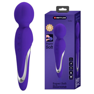 Walter Super Soft Silicone Wand - Violet-Massagers-Pretty Love-Andy's Adult World