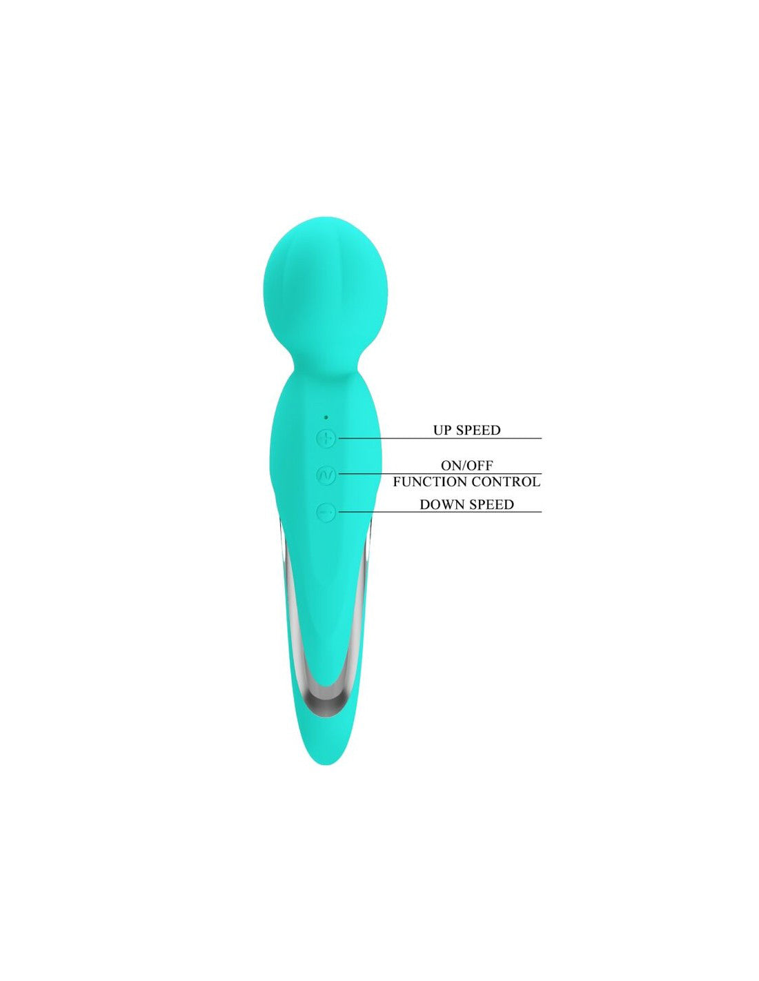 Walter Super Soft Silicone Wand - Seafoam-Massagers-Pretty Love-Andy's Adult World