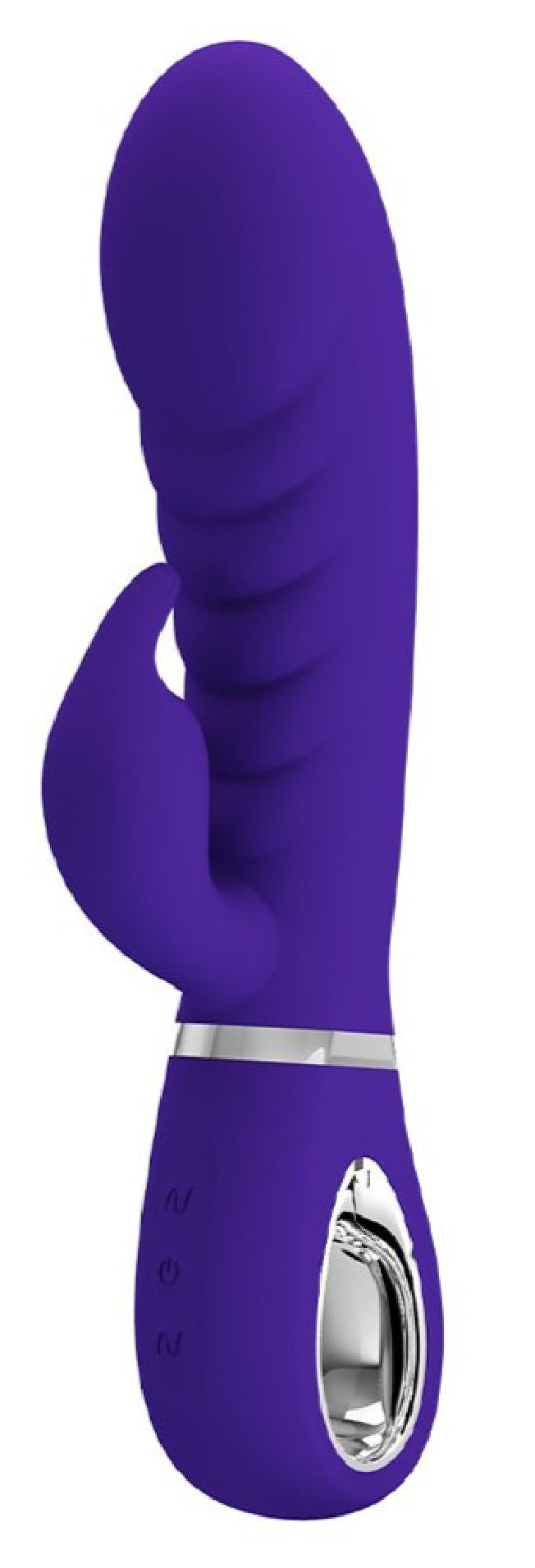 Prescott Super Soft Rabbit Silicone Vibrator - Purple-Vibrators-Pretty Love-Andy's Adult World