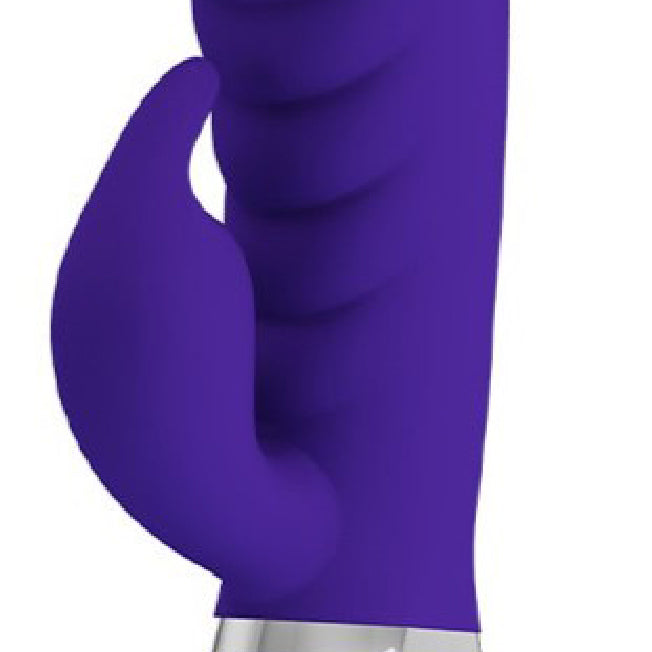 Prescott Super Soft Rabbit Silicone Vibrator - Purple-Vibrators-Pretty Love-Andy's Adult World