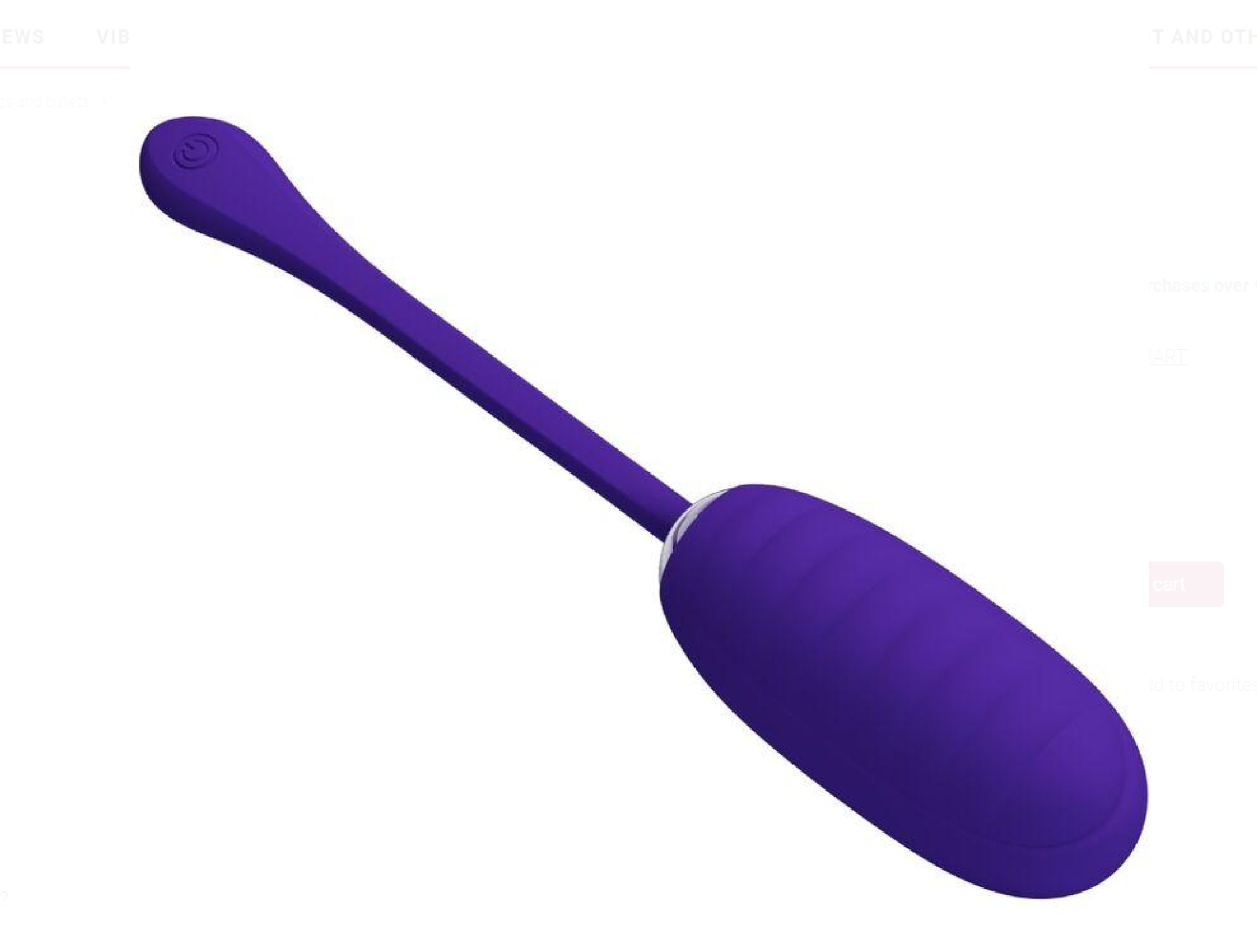 Kirk Rechargeable Vibrating Egg - Purple-Vibrators-Pretty Love-Andy's Adult World