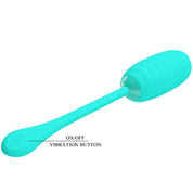 Kirk Rechargeable Vibrating Egg - Turquoise-Vibrators-Pretty Love-Andy's Adult World