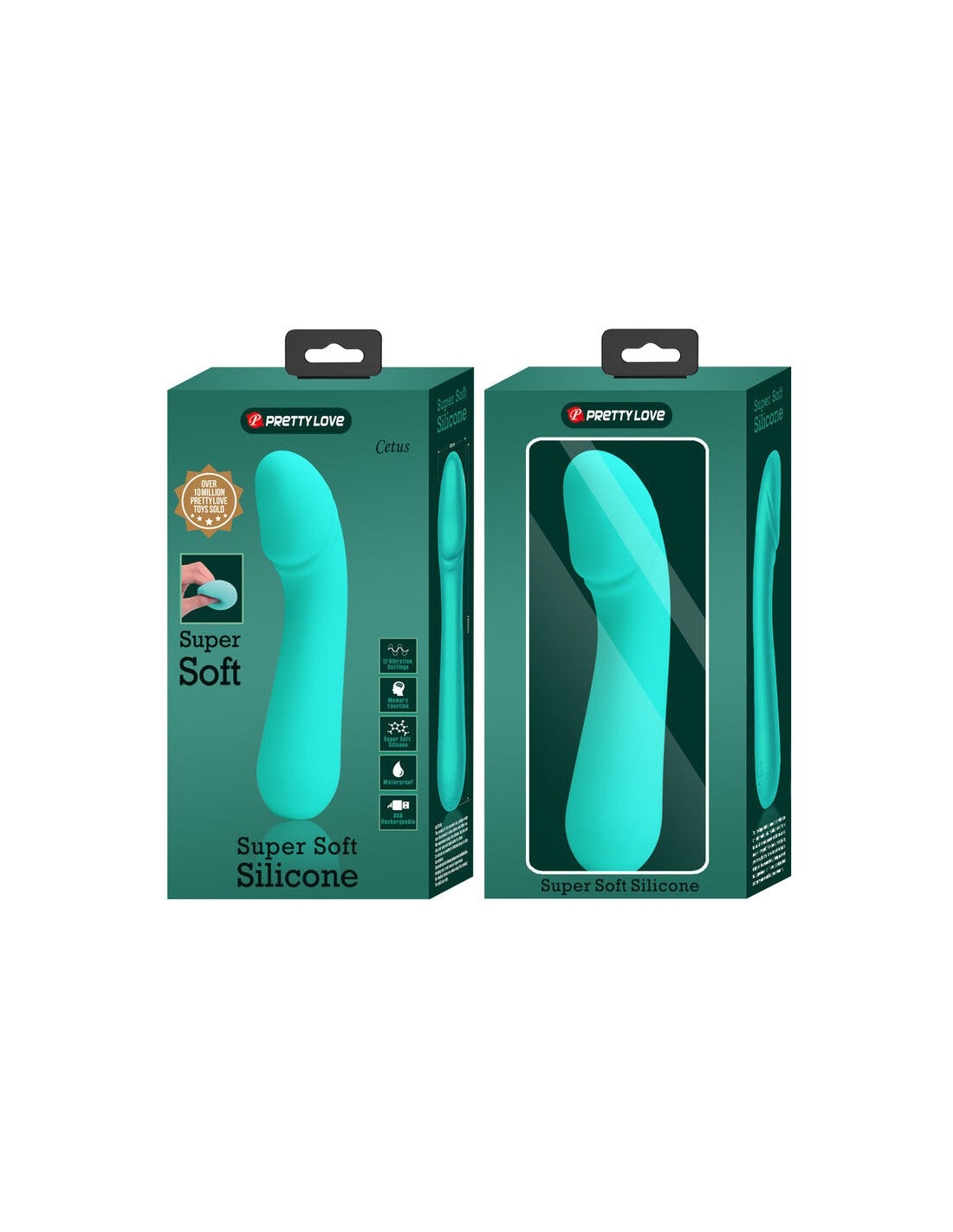 Cetus Rechargeable Vibrator - Turquoise-Vibrators-Pretty Love-Andy's Adult World